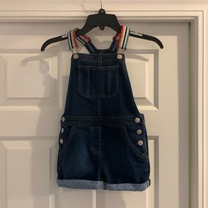 Mini Boden overall shorts. Size 6-7Y. Great condition

O